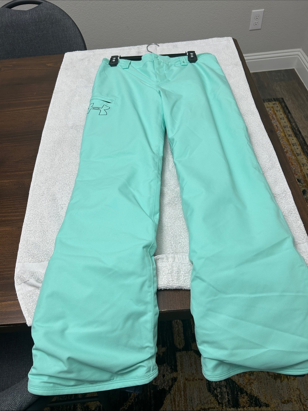 Under Armour Girls Mint Green Snow Pants